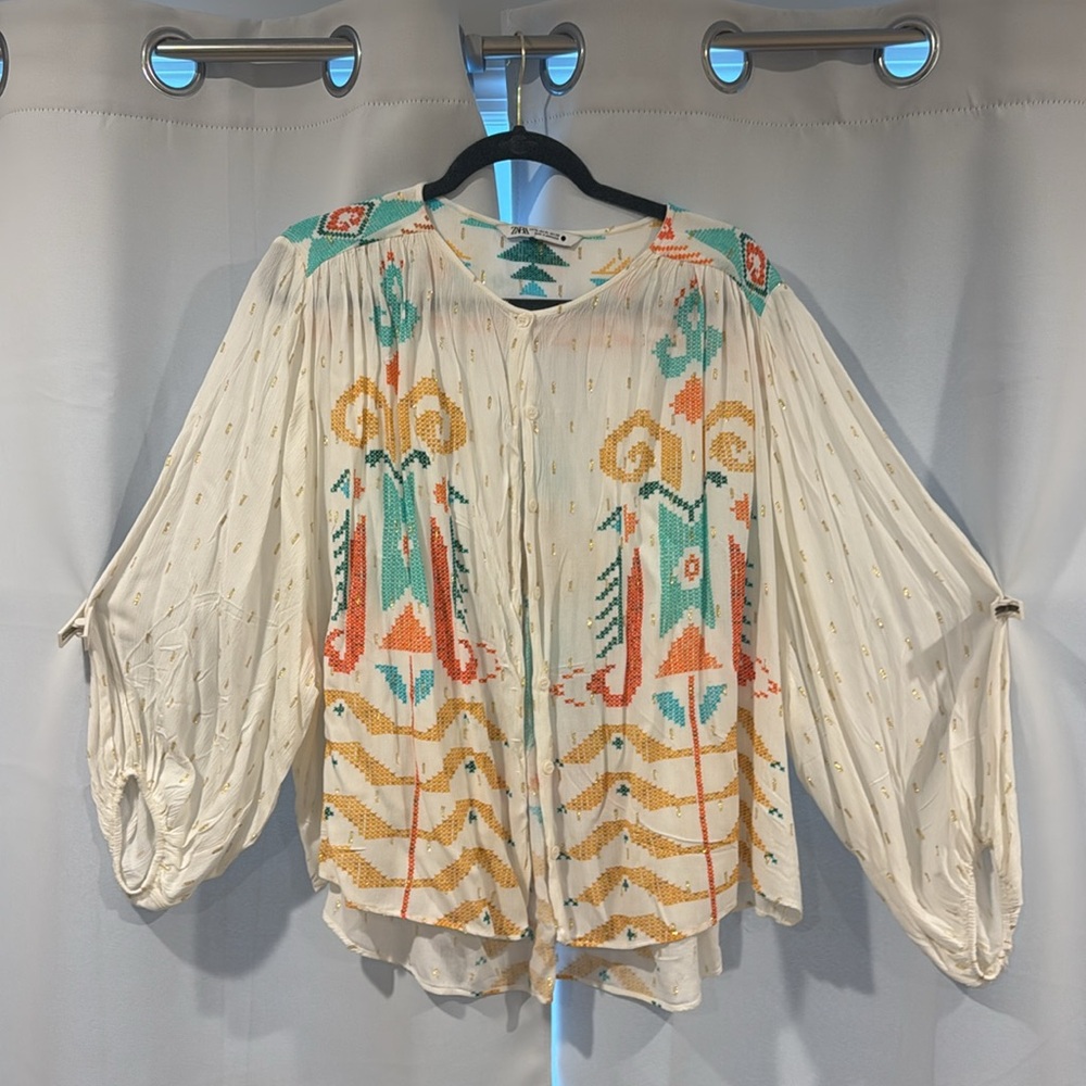 Zara flowy shirt